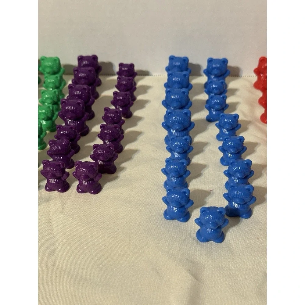Counting Bears Set Learning Counting Color & Sorting Toy Math Educational 87 Pcs